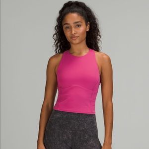 Pink Key To Balance Lululemon Top (pink lychee)